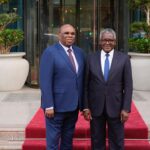 Afreximbank: Dangote on a Courtesy Visit to Oramah at Afreximbank’s Headquarters in Cairo